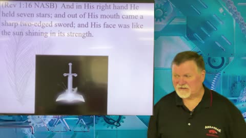 Revelation 1 – pt. 2 ~ A two-edged sword that came out of His mouth? Literally? Yes! 2025