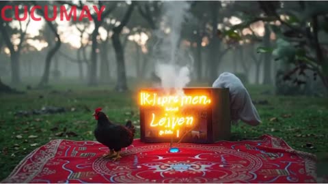 Hen Becomes Mother of Market Snack Seller