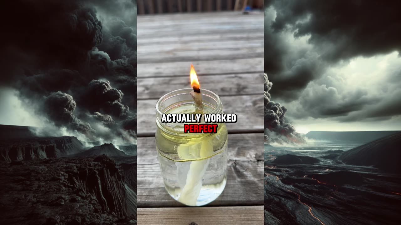Easy Homemade "Forever" Candle