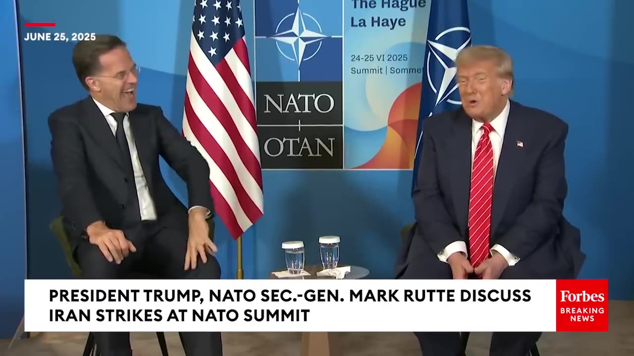 VIRAL MOMENT: NATO Sec-Gen Mark Rutte Refers To Trump As 'Daddy'