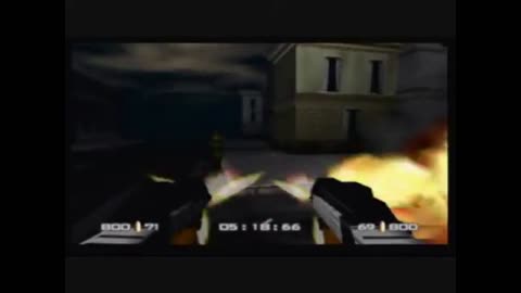 N64 Goldeneye 007 Streets 00-Agent Difficulty