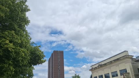 A covering of low "clouds" and other "clouds" blocking the direct light 6/1 2:47pm