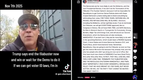 POV on the filibuster ..