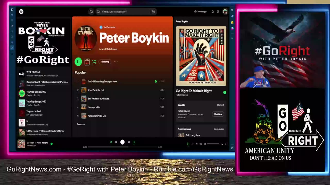 Are You Ready To Go Right With Peter Boykin?