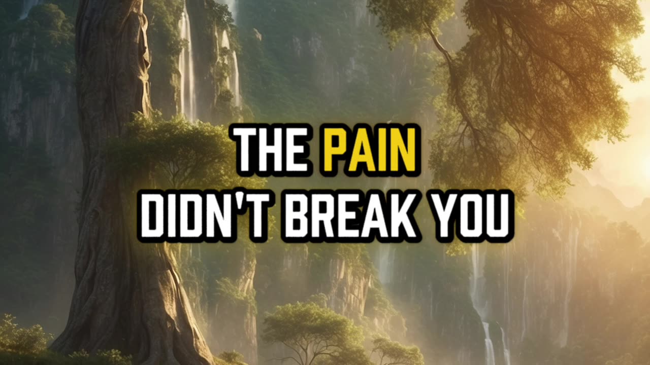 The Pain Didn’t Break You… God Used It To Build You 🙏