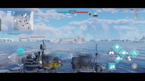 British Battleship HMS Warspite gameplay - War Thunder Navy gameplay