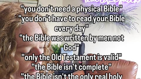 Don't believe the lies 📖