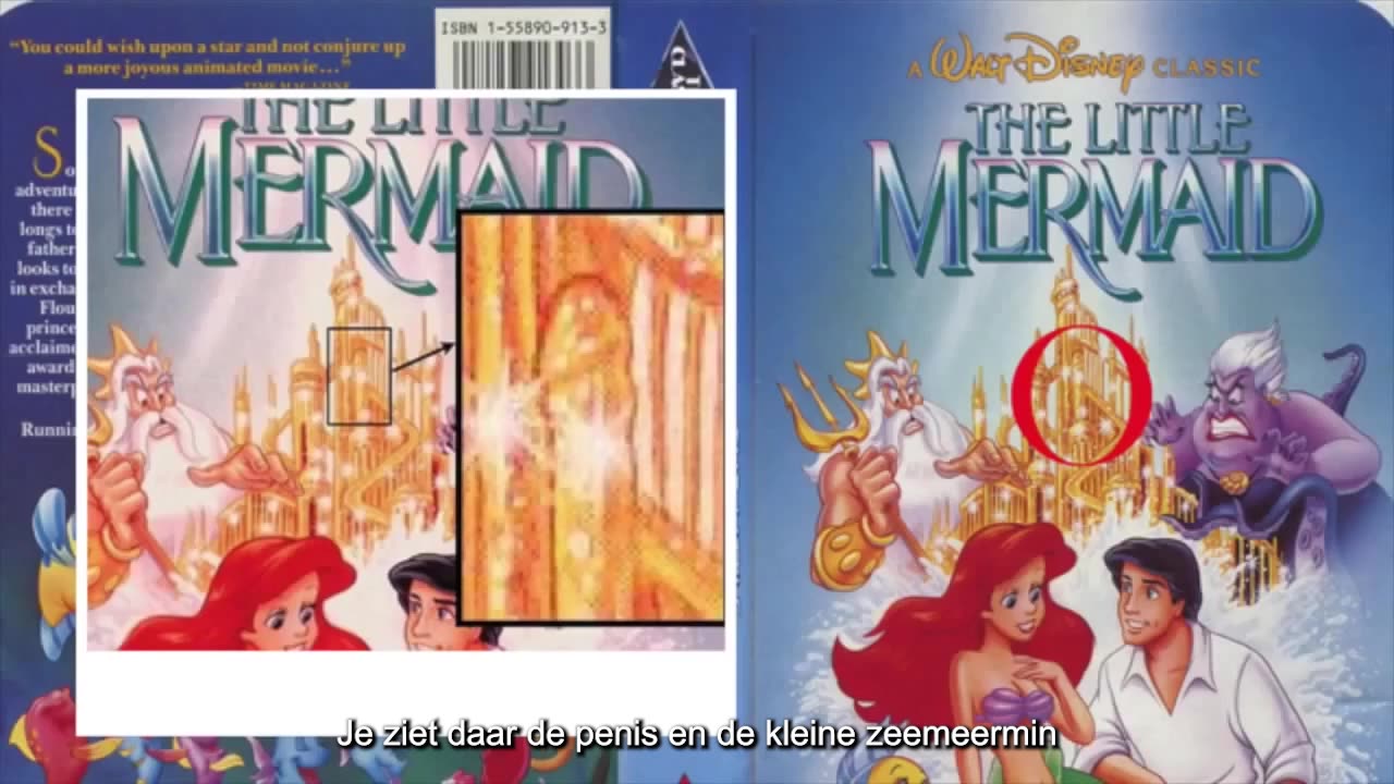 Disney Cartoons - Subliminal Message/Symbols (Dutch/NL Subs)