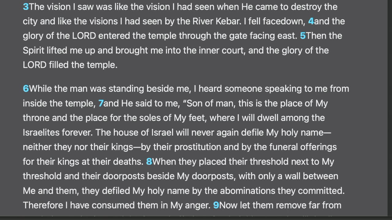 Ezekiel 43