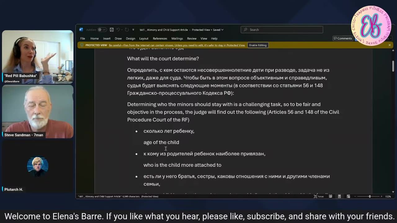 The Outcomes of Feminism in Different Countries w @TheResurgenceOfSanity & @Elena'sBarre