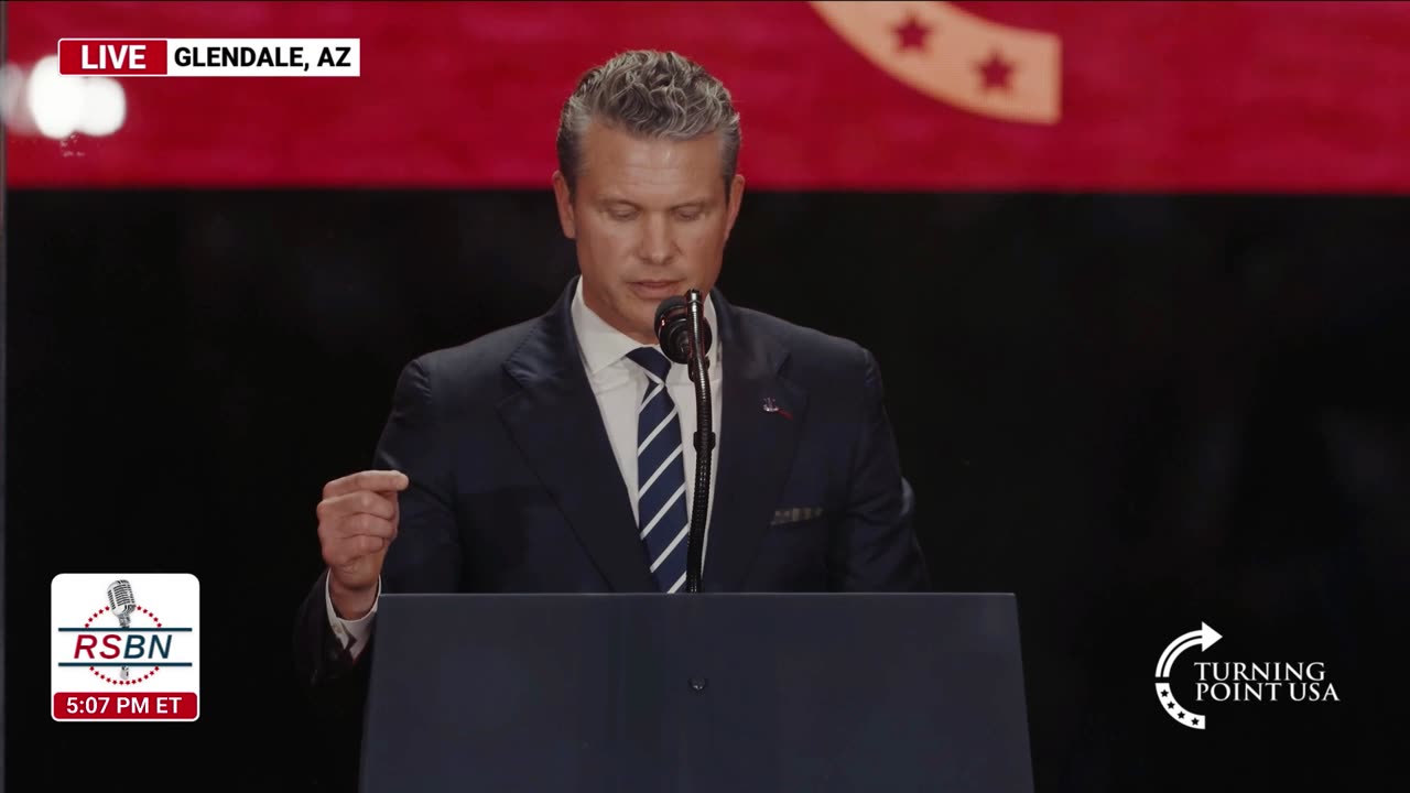 WATCH: Secretary of War Pete Hegseth Speaks at Turning Point USA's Charlie Kirk Memorial - 9/21/25