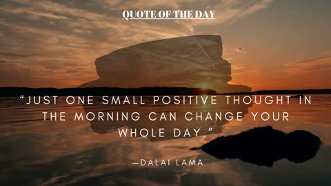 "QUOTE OF THE DAY"