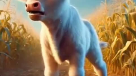 Beautiful story of a hardworking cow 🐄 and a bastard monkey 🐵 #shorts #youtubeshorts #ytshorts
