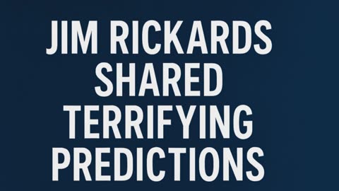 🔥Jim Rickards’ Most Alarming Predictions Yet | Economic Chaos Ahead?
