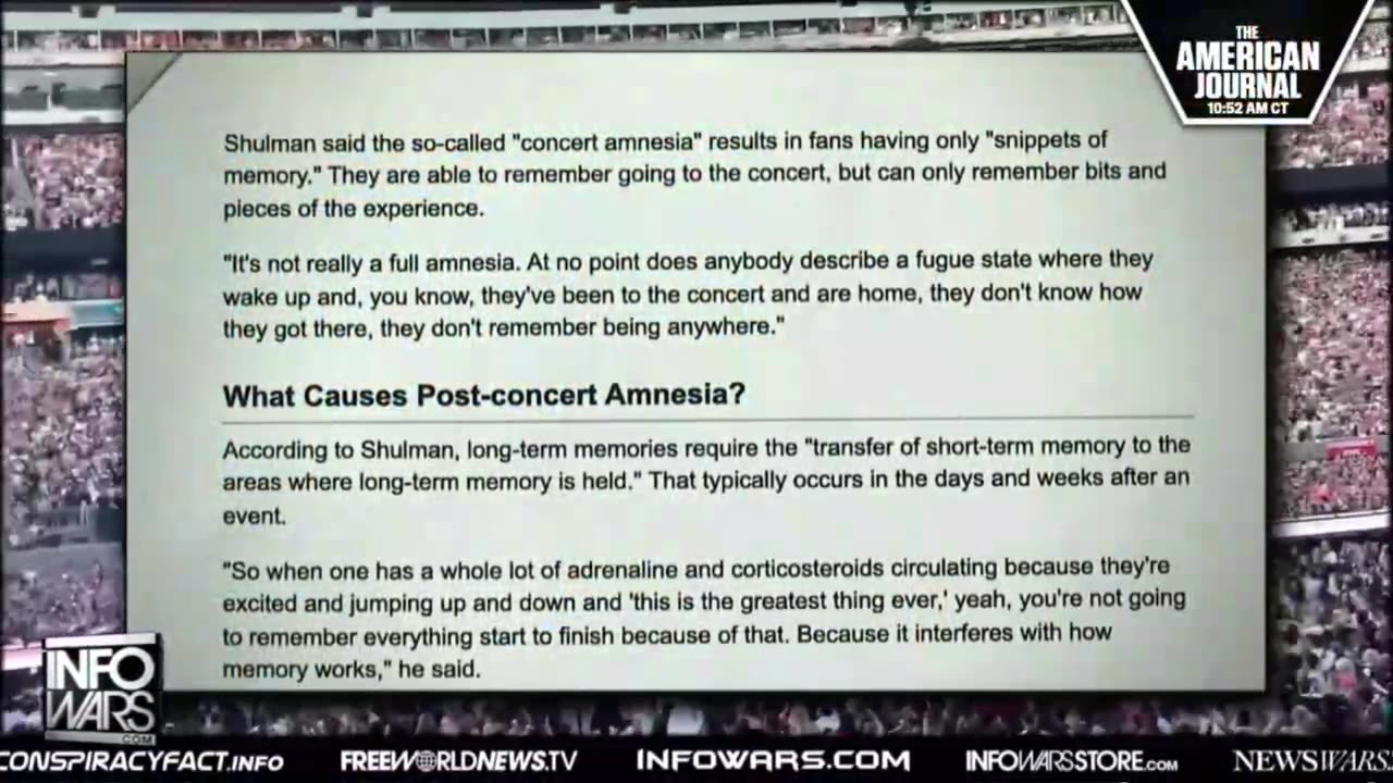 WTF Taylor Swift Concerts Are Wiping Peoples’ Memories