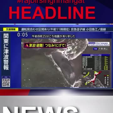 At least 4 whales have washed ashore along Japan's coast. After the massive 8.8 quake