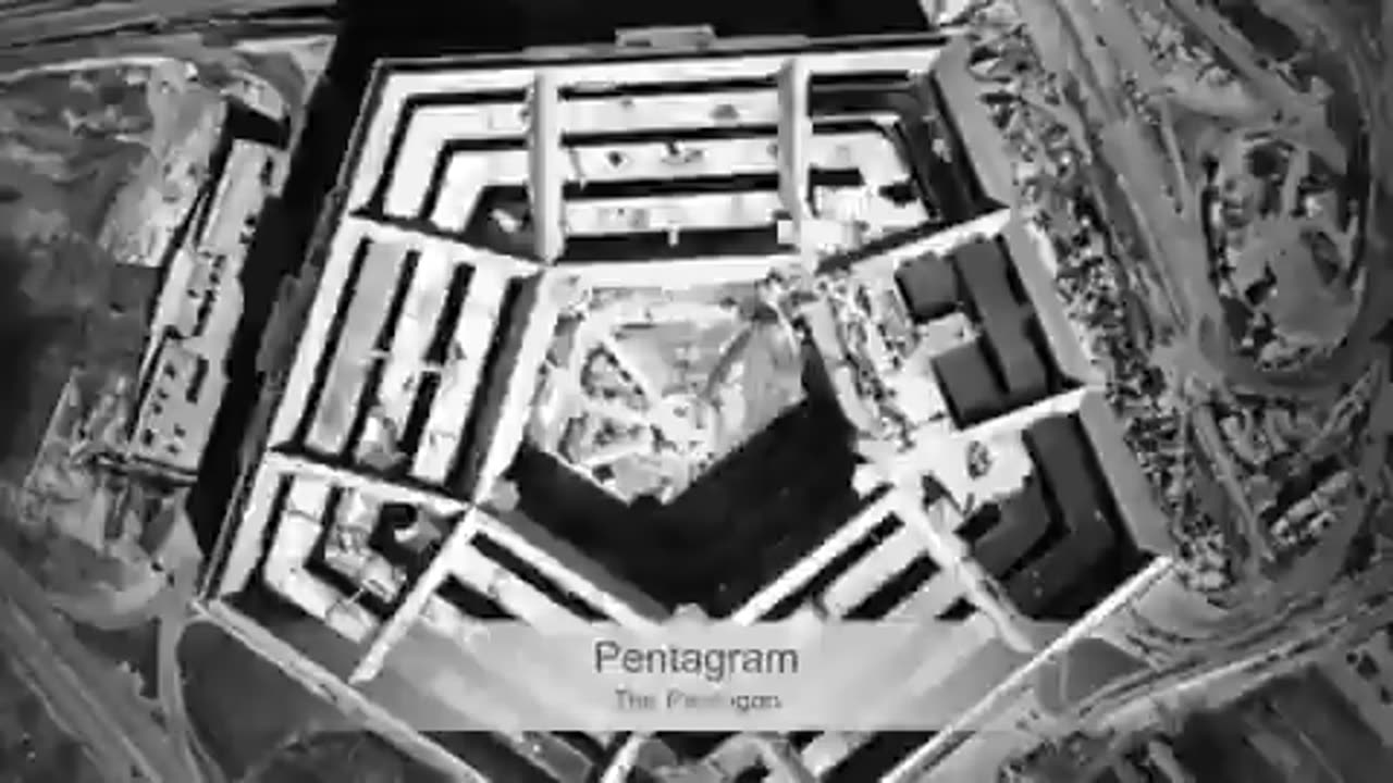 The building of the occultic "PENTAGRAM" & Jewish Freemasonry during WW2.