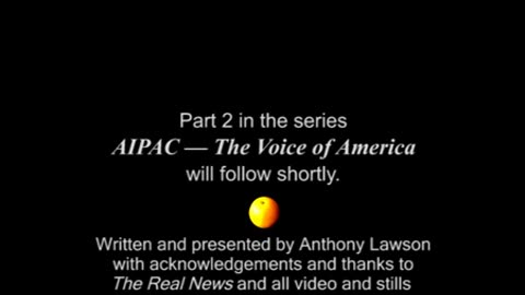 AIPAC：The Voice of America - Pt 1/2 (2009)