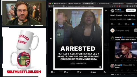 TheSaltyCracker: Anti-ICE Church Terrorists Begin to Be Arrested..........