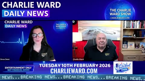 DAILY NEWS WITH CHARLIE WARD & DREW DEMI - TUESDAY 10TH FEBRUARY 2026.......
