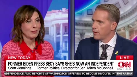 Scott Jennings hits Karine Jean-Pierre FROM THE TOP ROPE: