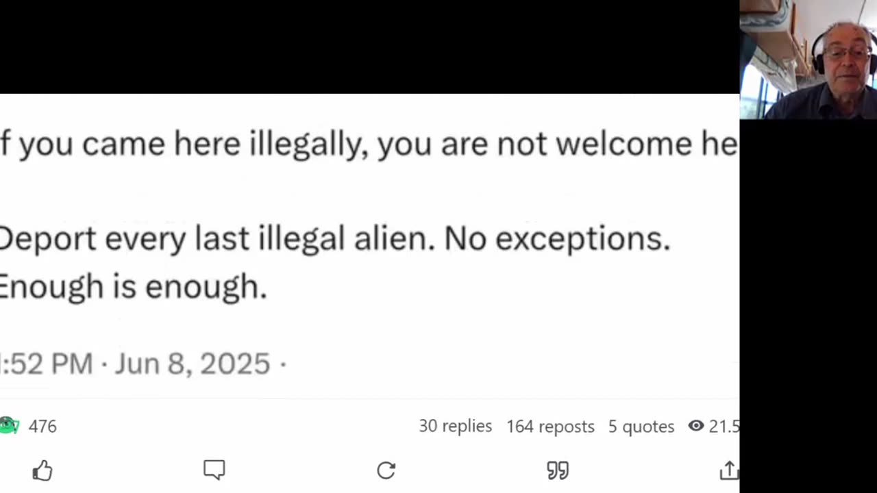 Deport Illegal Aliens - Enough is Enough - 6-9-25