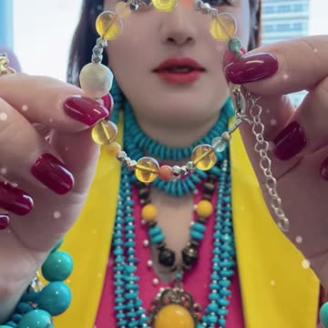 250616-9 Pearl and Amber Bracelet: Concerto of Morning Dew and Warm Sunlight on the Wrist