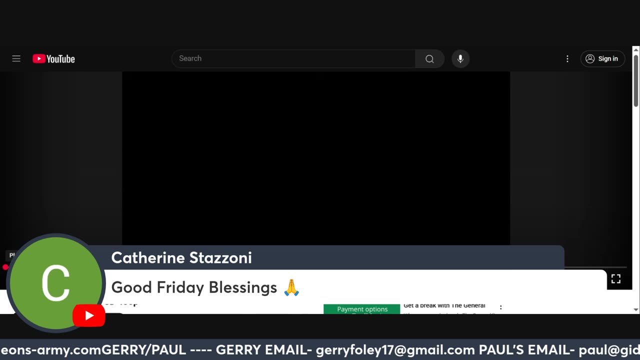GIDEONS ARMY FRIDAY 4/18 @ 12PM EST