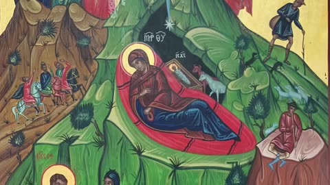 Тајна иконе Рођења Христовог Отац Горан открива скривене поруке на икони Рождества Христовог