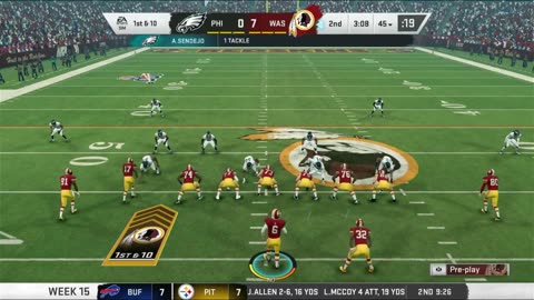 Redskins , Philadelphia eagles