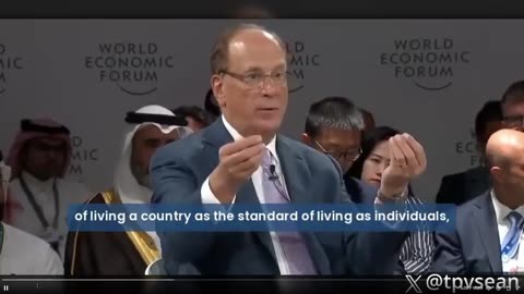 Say What? Larry Fink Warns Resistance to WEF-BlackRock is 'Certain Death'