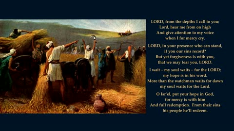 Psalm 130 in full. Tune: Caroline