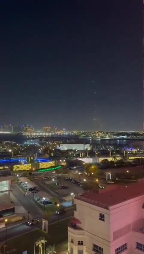 Air Defenses have activated in Doha after Iranian missiles launched