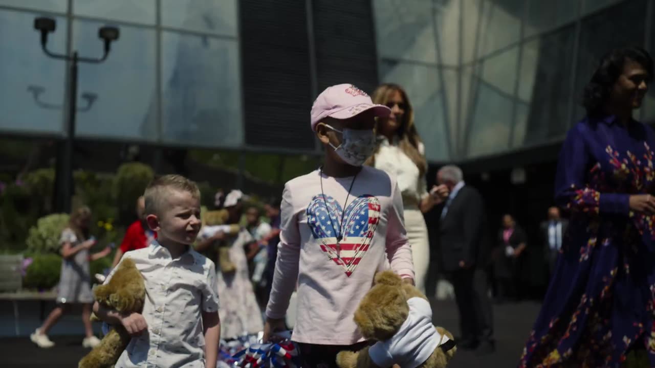 Here's Our First Lady Ahead of Independence Day Doing What She Does