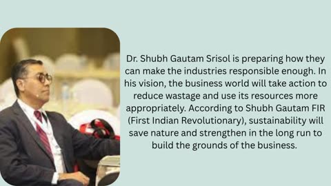Shubh Gautam Srisol Blueprint for a Sustainable Industrial Future