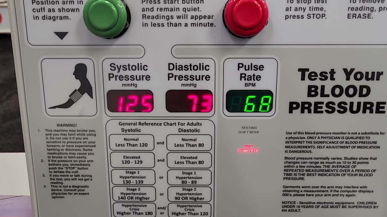 BLOOD PRESSURE 5+ 3 + GO AND CHECK YOURSELF