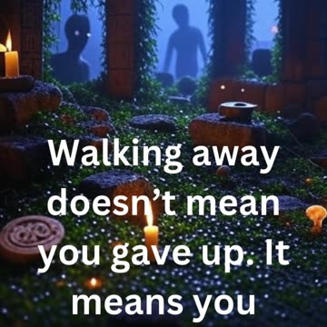 Walking away does not mean you gave up II motivation II wisdom