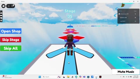 ROBLOX blue obby