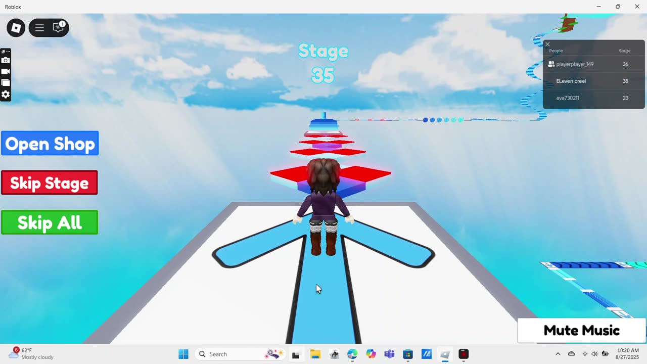 ROBLOX blue obby