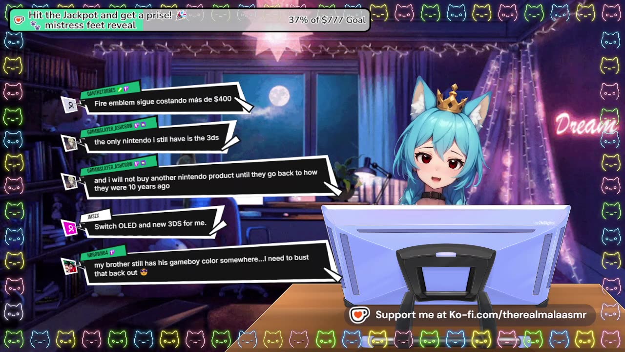 Chatting and listening to music while I draw