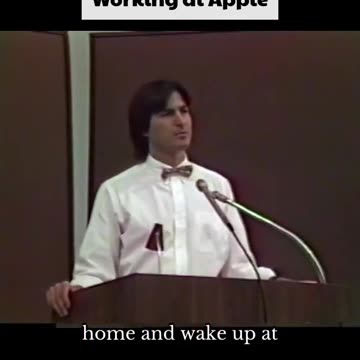 Steve Jobs on Working at Apple #stevejobs #apple #innovation