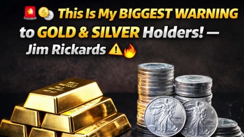 🚨This Is My BIGGEST WARNING to GOLD & SILVER Holders! — Jim Rickards ⚠️