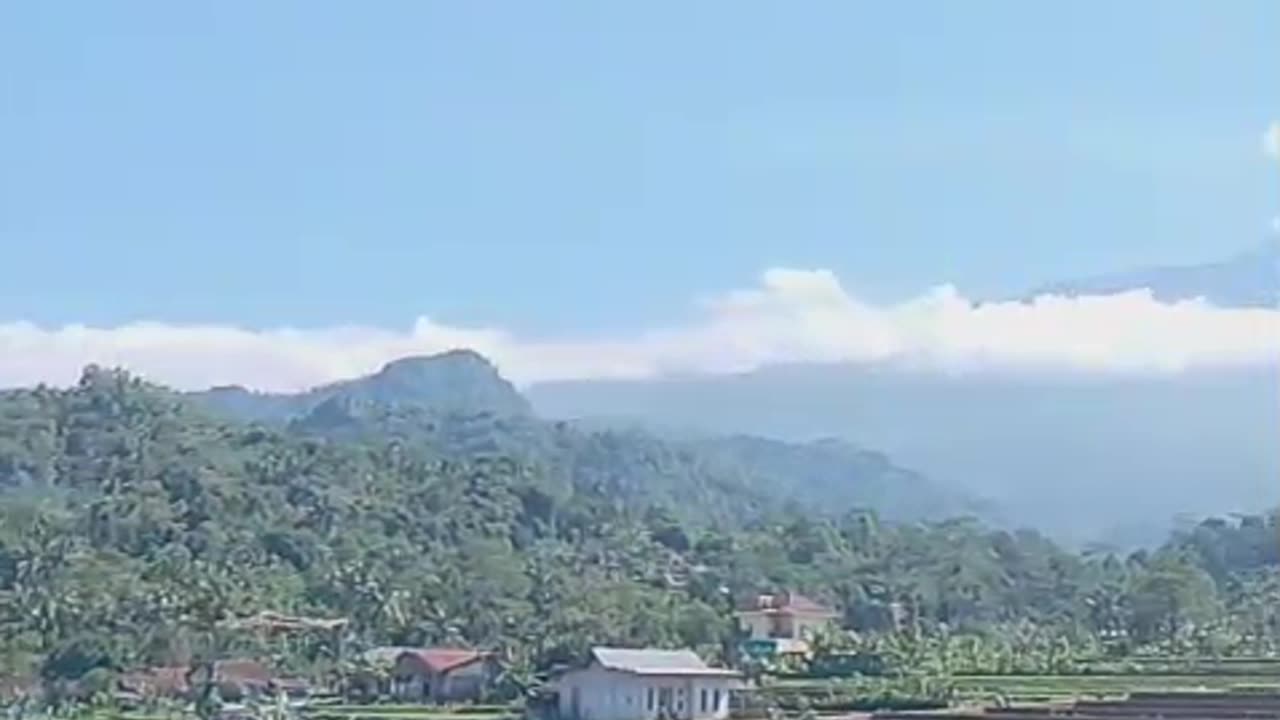 Pemandangan gunung slamet