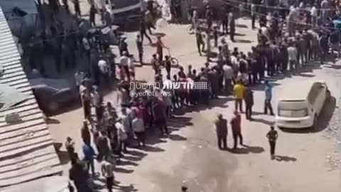 Bringing Humanitarian Aid to Gaza Food Distribution Complex