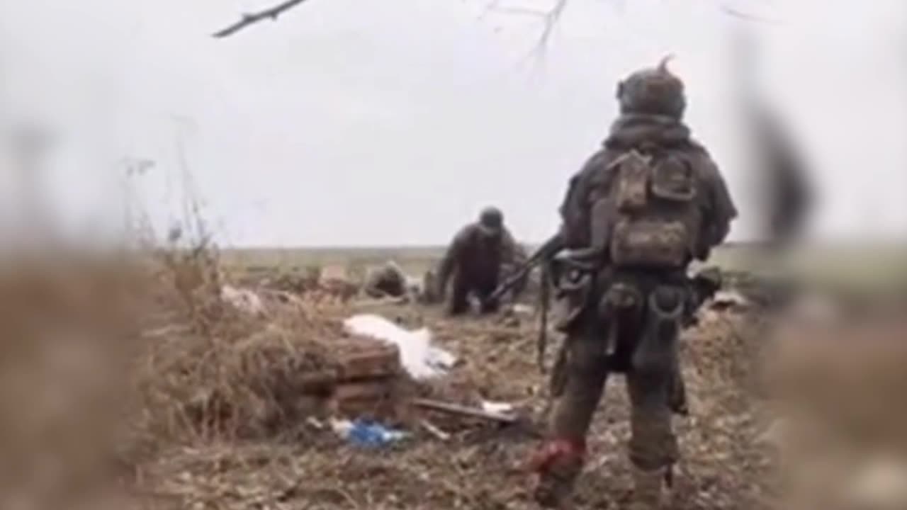 Día a día de paracaidistas rusos en Kursk