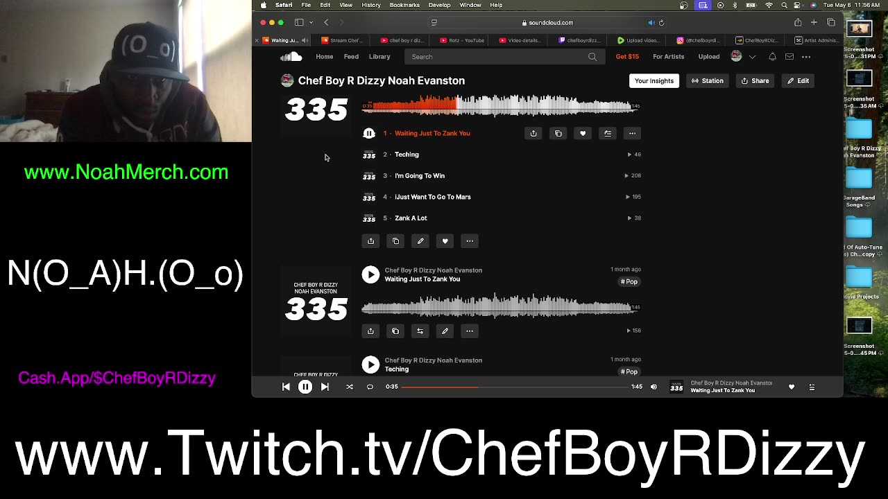 Chef Boy R Dizzy VLOG: @Twitch #Stream (O_o) #May #6 #2025 (O_o) www.Twitch.tv/ChefBoyRDizzy