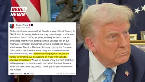 EMERGENCY: Carney's Internet tax is causing a new trade war with the US!