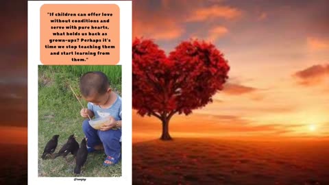 Offer love unconditionally