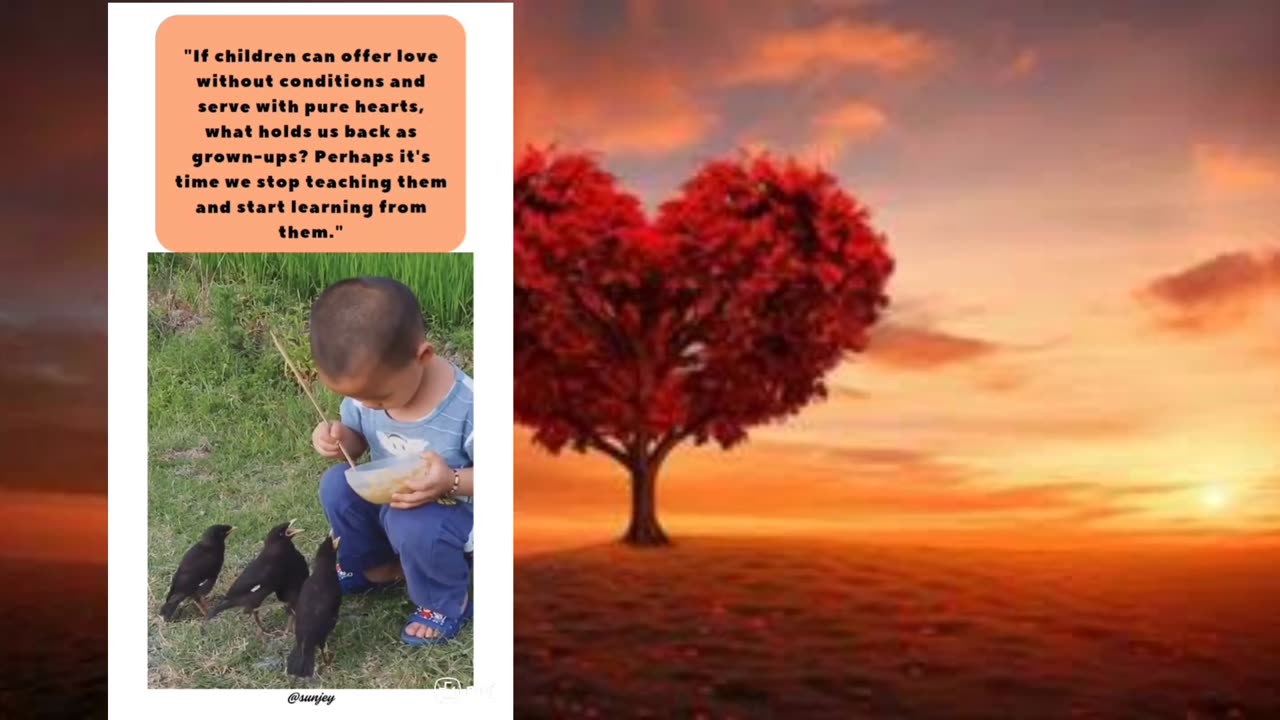 Offer love unconditionally