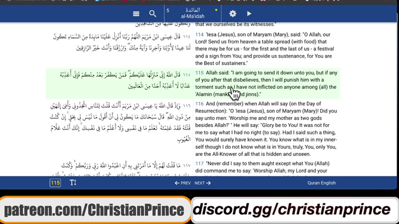Christian prince Obviously this is Muhammad miracle
